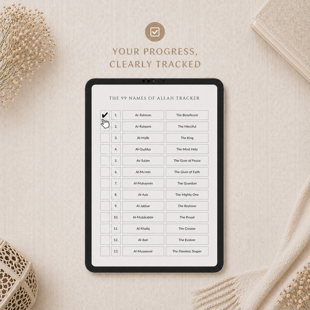 The 99 Names of Allah Reflection Journal